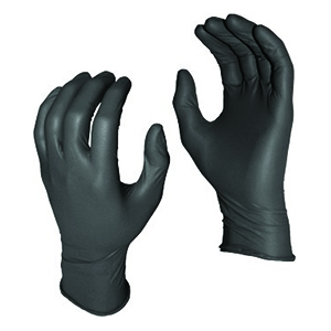 Black Nitrile Gloves 